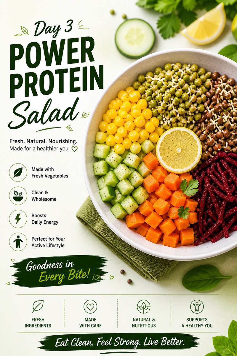 Day 3 Power Protein Salad