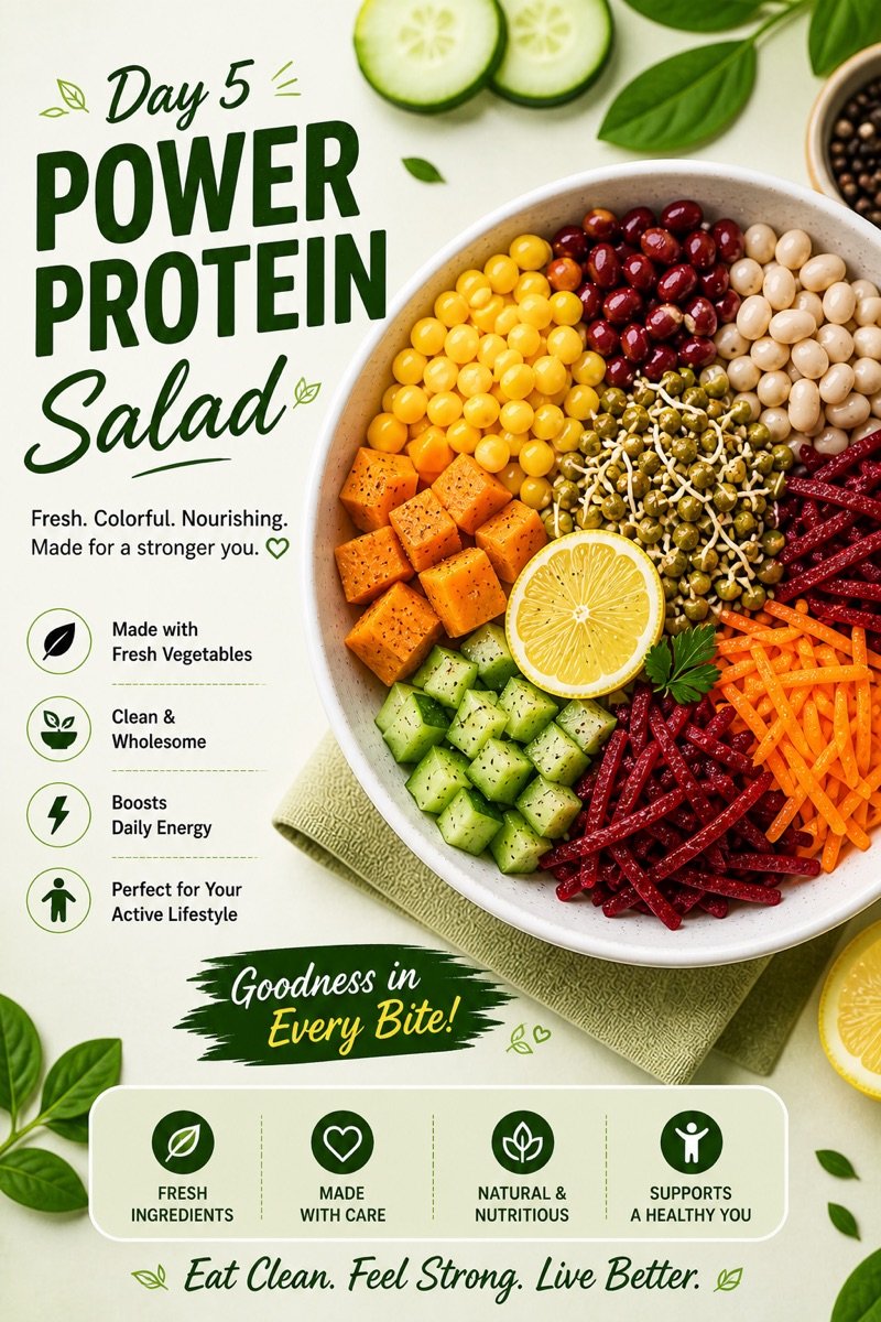 Day 5 Power Protein Salad